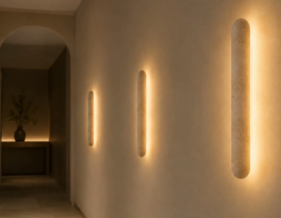 Bronze arm sconce